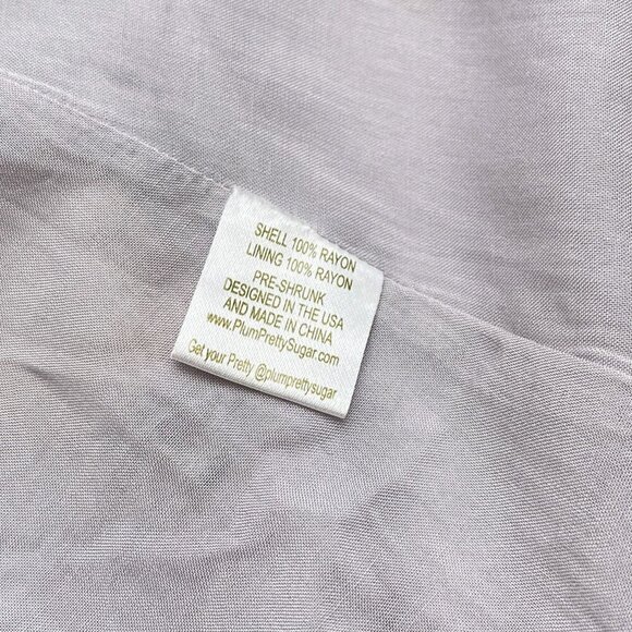 Plum Pretty Sugar Surplice Wrap Dress Lemon Floral Tasseled‎ Light Blue Small - Picture 8 of 14